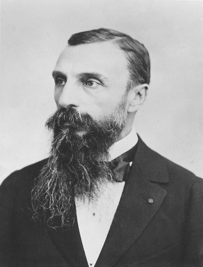 Portrait of the Explorer Auguste Pavie by Courret Brothers